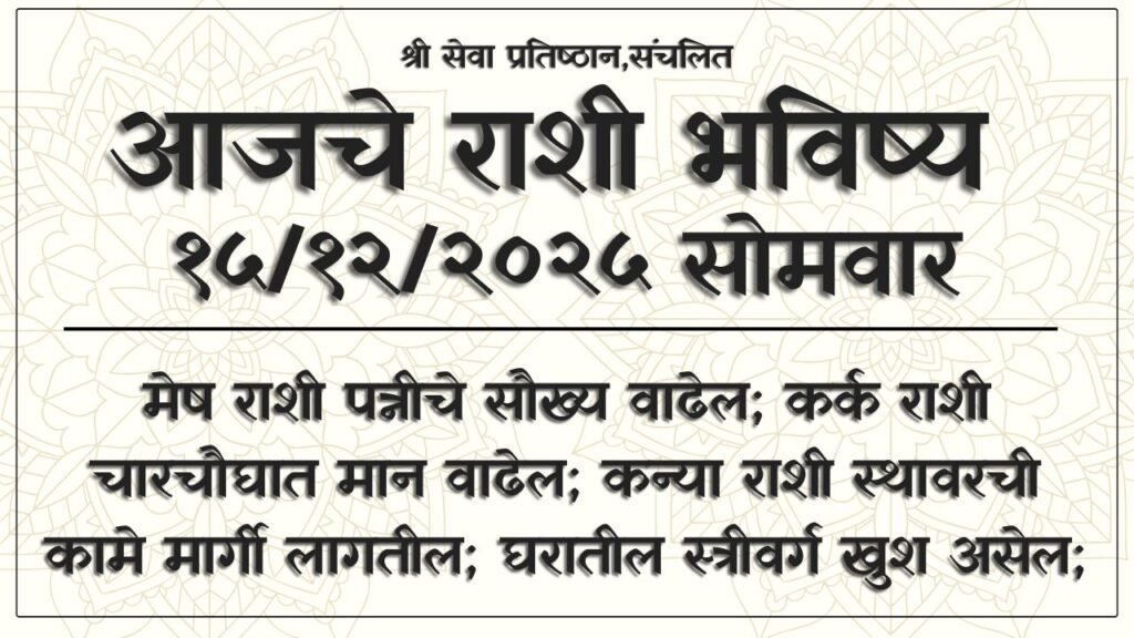 Daily Horoscope 15 December 2025