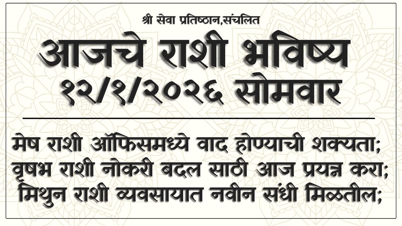 Daily Horoscope 12 January 2026