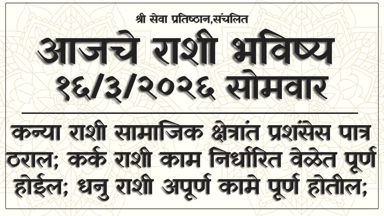 Daily Horoscope 16 March 2026