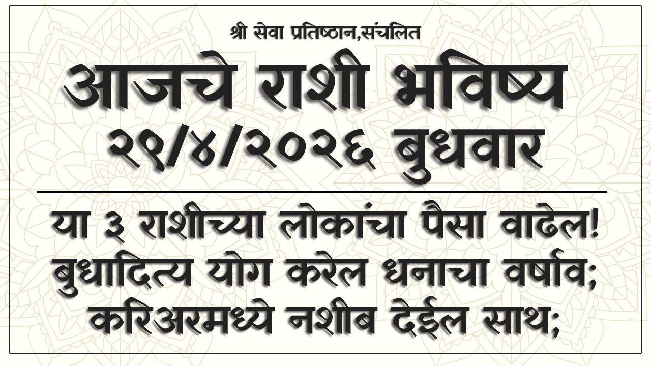 Daily Horoscope 29 April 2026