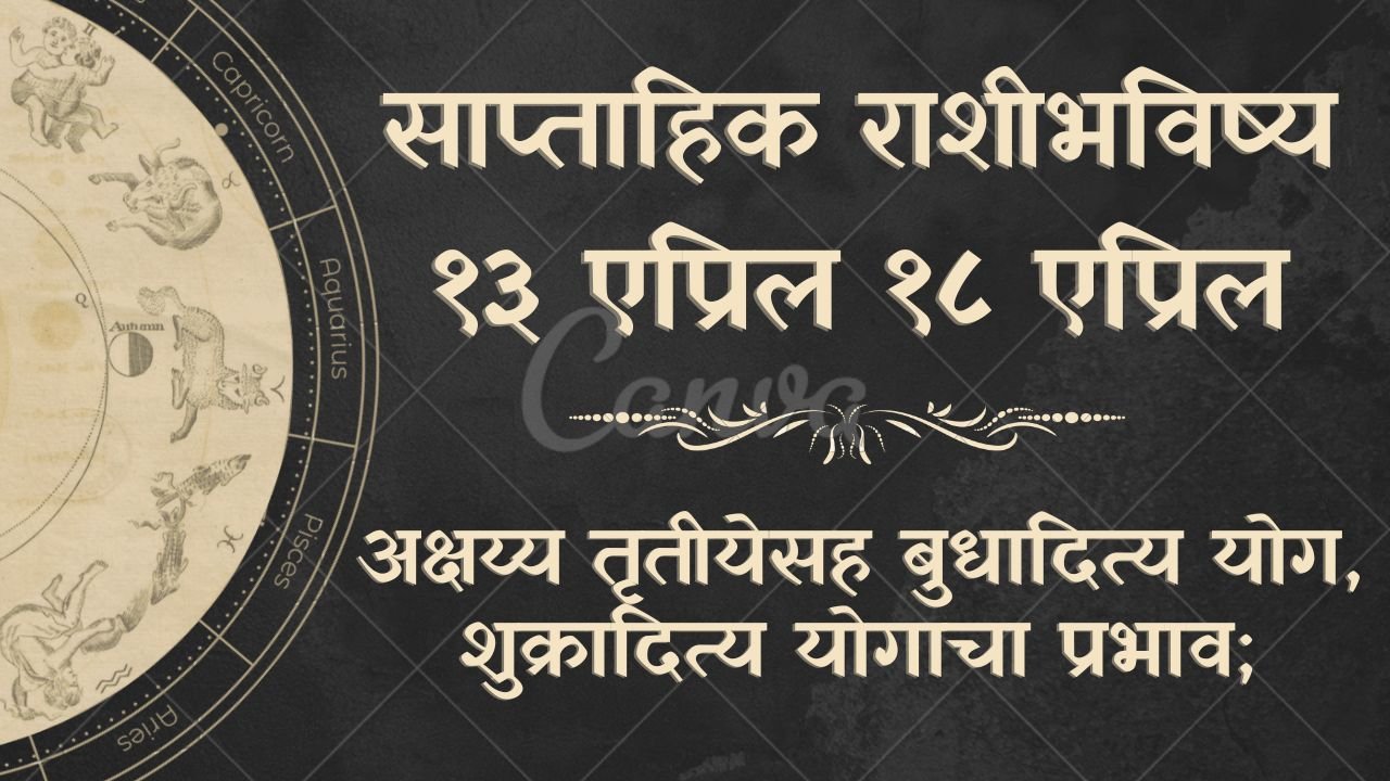 Weekly Horoscope 13 to 18 April 2026