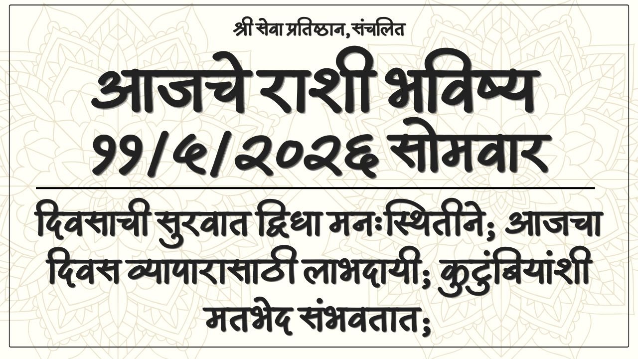 Daily Horoscope 11 May 2026