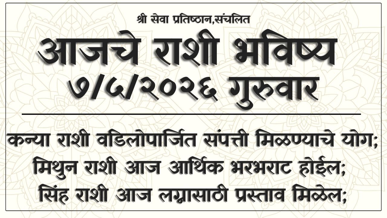 Daily Horoscope 7 May 2026