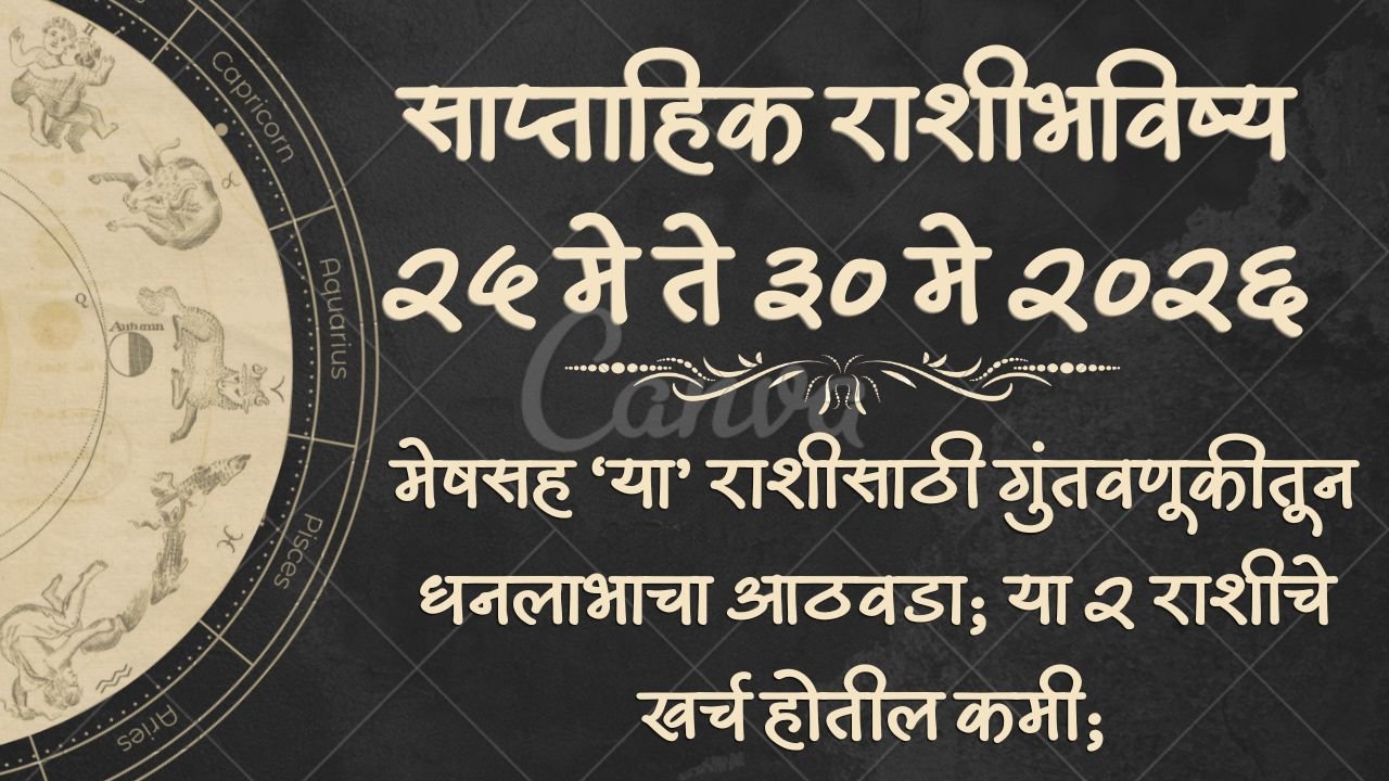 Weekly Horoscope 25 To 31 May 2026