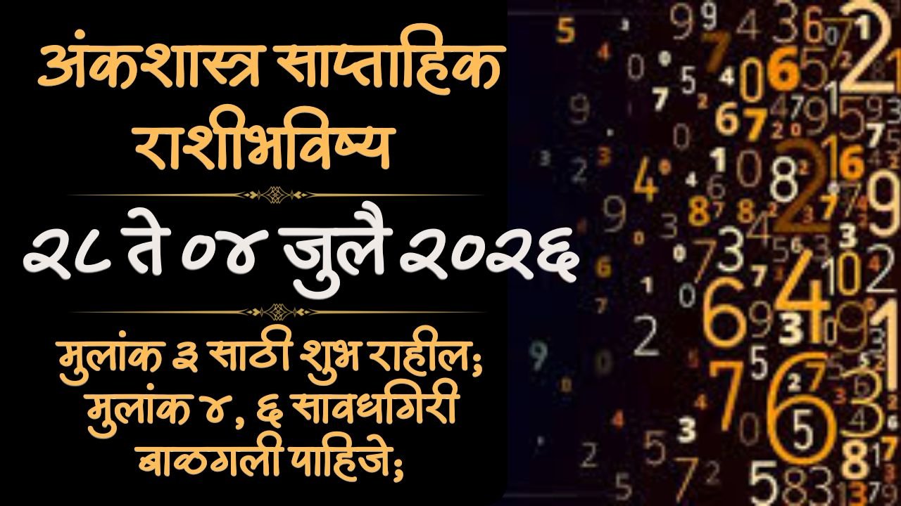 Numerology Weekly Horoscope 28 to 4 July 2026