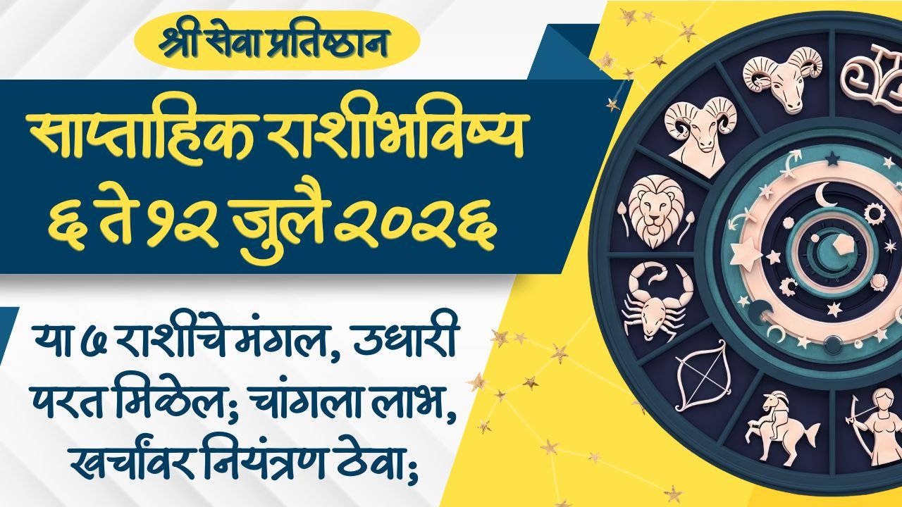 Weekly Horoscope 6 to 12 July 2026