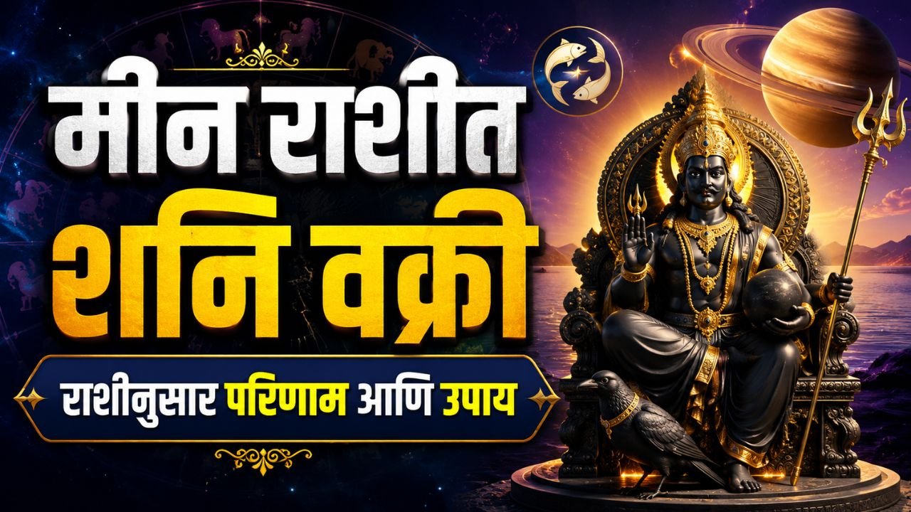 मीन राशीत शनि वक्री २०२६